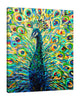 Iris-Scott,Modern & Contemporary,Animals,Impressionism,finger paint,animals,peacock,swirls,